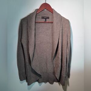 Forever 21 Heather Gray Draped Cardigan